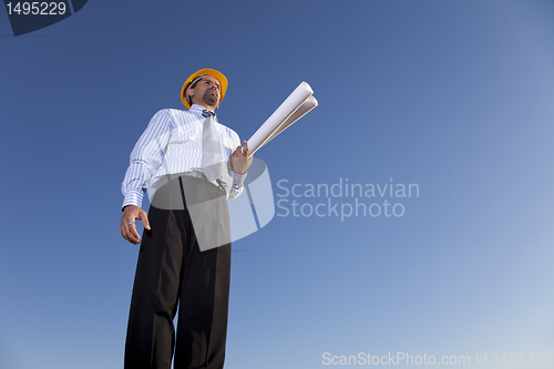 Image of Engineer at the construction site