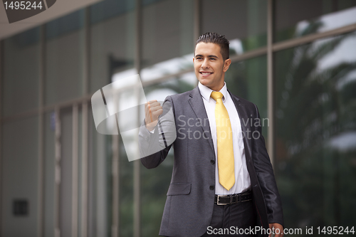 Image of Successful young businessman