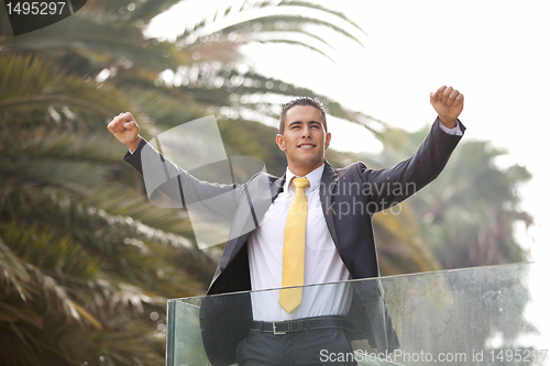 Image of Successful young businessman