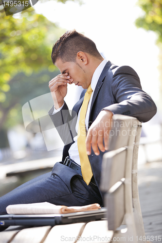 Image of Businessman career problems