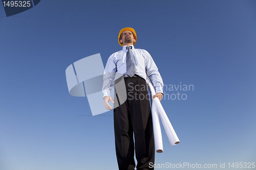 Image of Engineer at the construction site