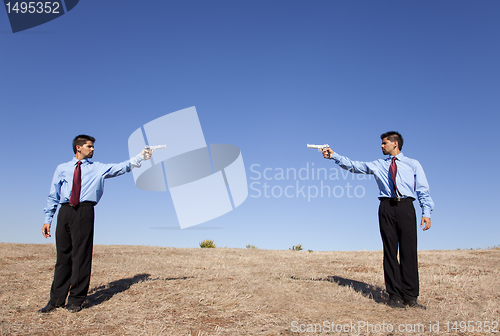 Image of Businessman duel