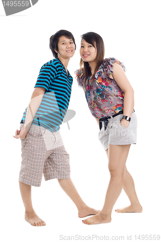 Image of two young asian women