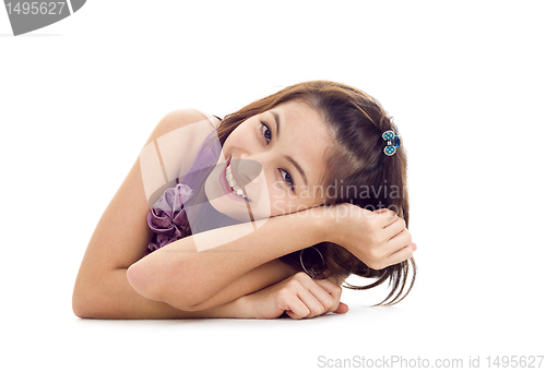 Image of happy asian beauty
