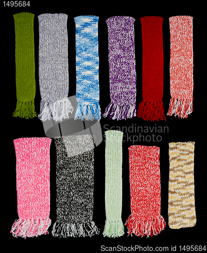 Image of colorful scarfs