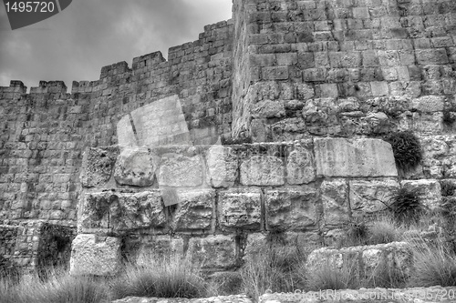 Image of jerusalem old city walls