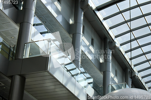 Image of futuristic building interior