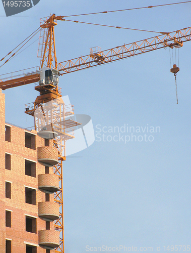 Image of building crane