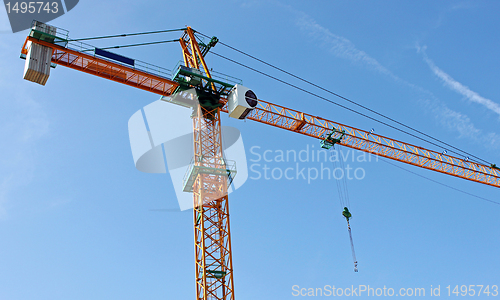 Image of building crane