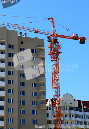 Image of building crane