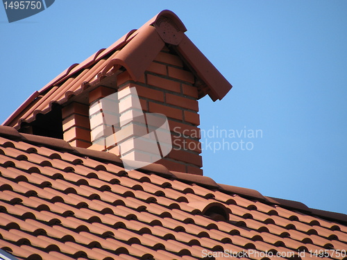 Image of chimney on roof