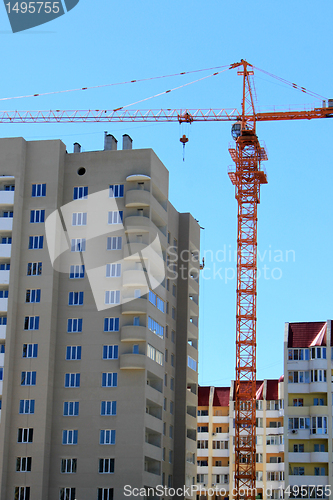 Image of building crane