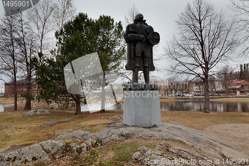 Image of Monument to the knight called "The Spirit of the fortress"