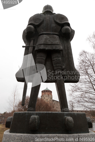 Image of Monument to the knight called "The Spirit of the fortress"