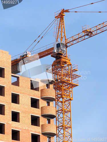 Image of building crane