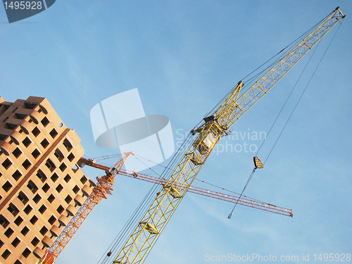 Image of  building cranes