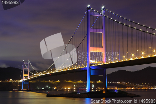 Image of Tsing Ma Bridge in Hong Kong