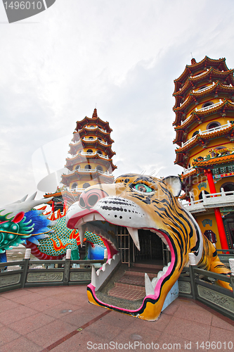 Image of Dragon Tiger Tower in Taiwan