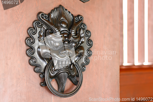 Image of lion door lock