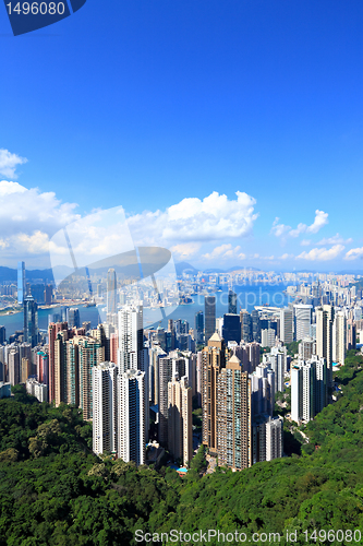 Image of Hong Kong Skyline from victoria Peak