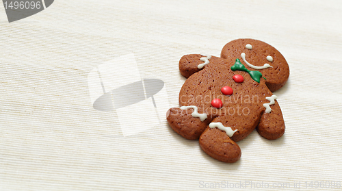 Image of Christmas gingerbread cookie