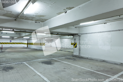 Image of underground parking lot