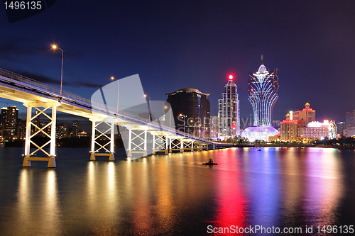 Image of Macau at night