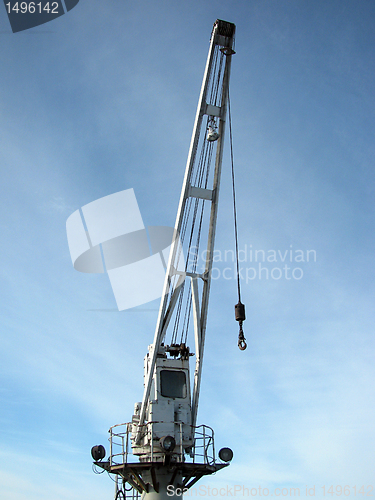 Image of jib of crane