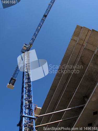 Image of building crane