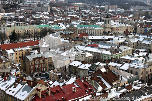 Image of Lviv at winter