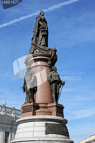 Image of monument to Catherine II of Russia 
