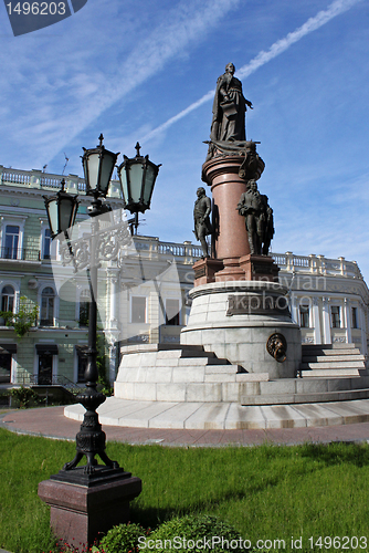 Image of monument to Catherine II of Russia 