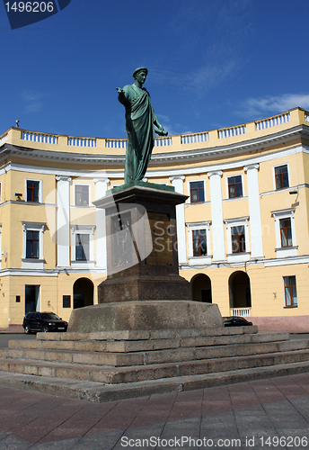 Image of statue of Duke Richelieu