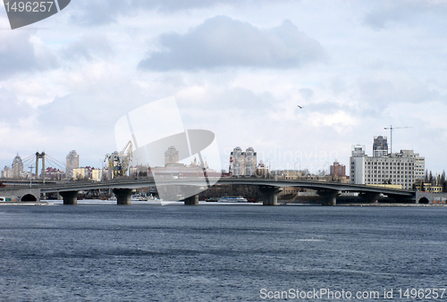 Image of bridge over Dnieper