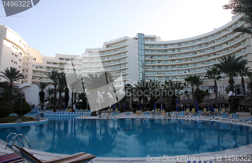 Image of Hotel swimming pool in Sousse, Tunisia