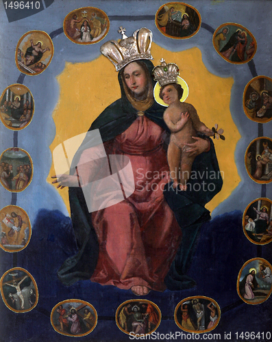 Image of Blessed Virgin Mary Queen of the Holy Rosary