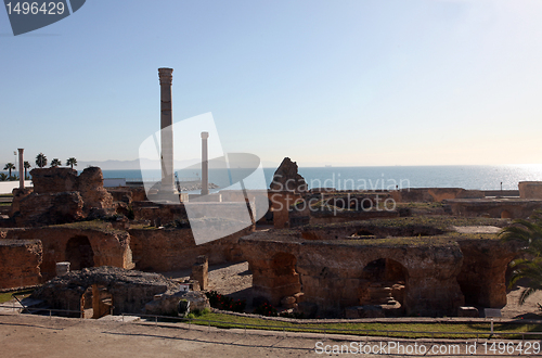 Image of Tunisia. Ancient Carthage. The Antonine Baths