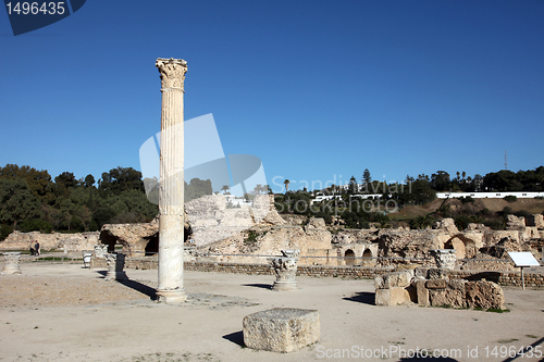 Image of Tunisia. Ancient Carthage. The Antonine Baths