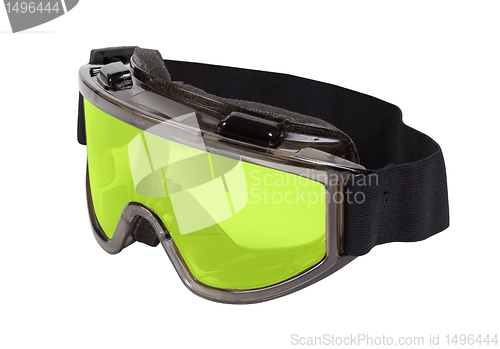 Image of Safety glasses with yellow lenses