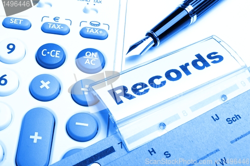 Image of records