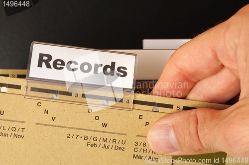 Image of records