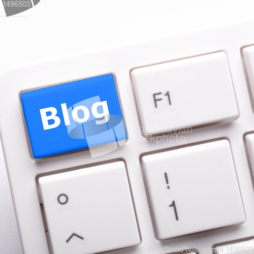 Image of blog key