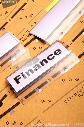 Image of finance