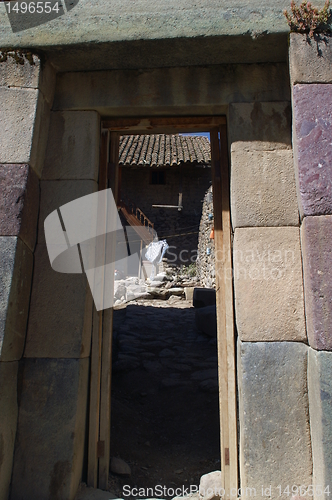 Image of ollantaytambo old inca town