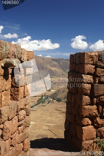 Image of Inca ruins in Pisac 