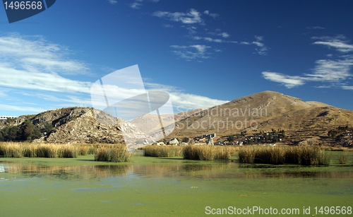 Image of Titicaca lake landscape