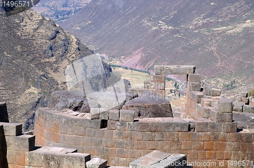 Image of Inca ruins in Pisac 