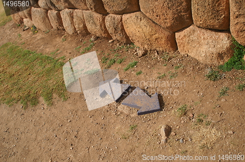 Image of Inca castle ruins in Chinchero