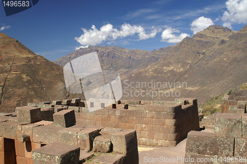 Image of Inca ruins in Pisac 