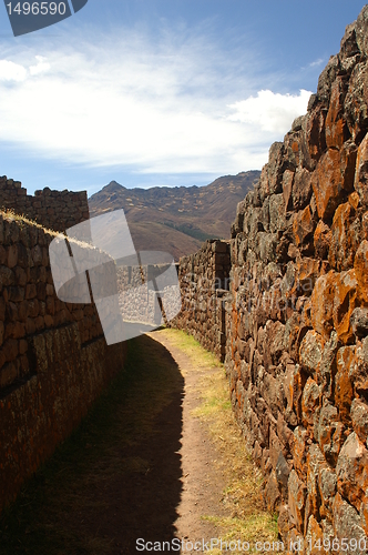 Image of Inca ruins in Pisac 